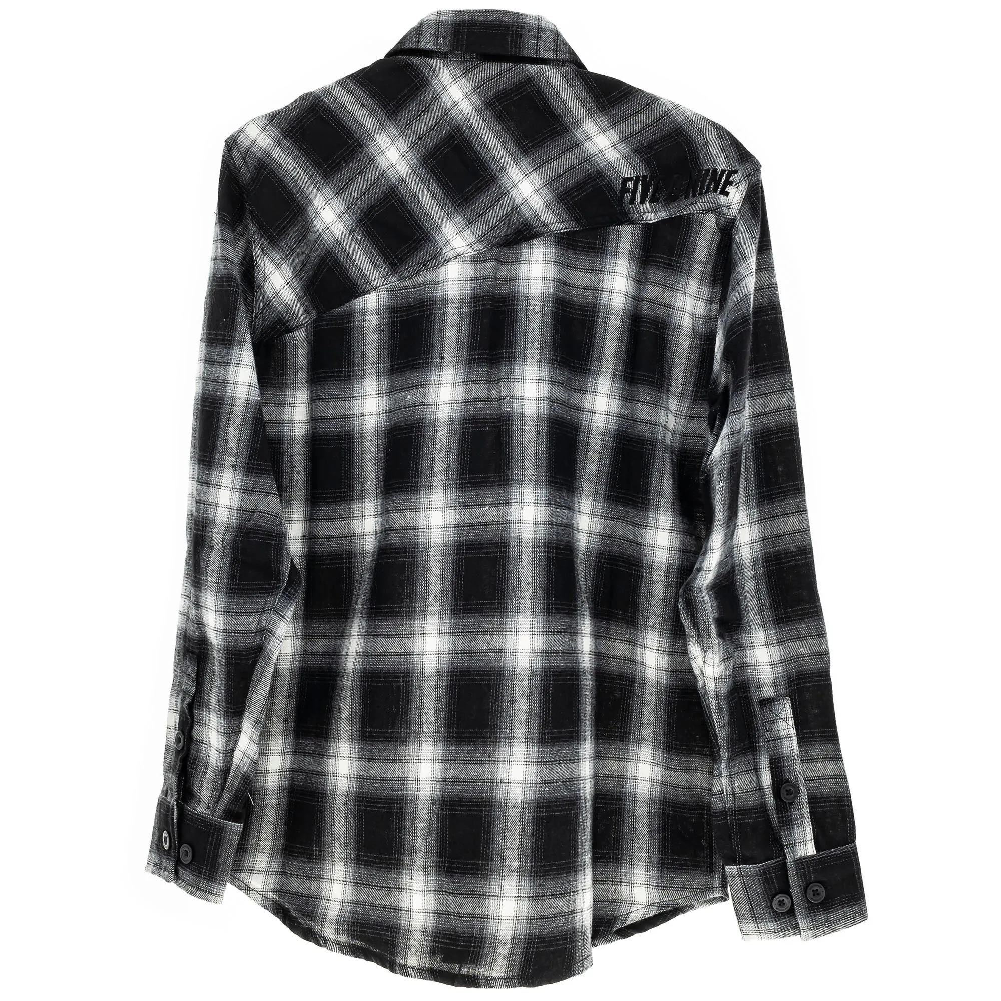 509 Basecamp Flannel Shirt Button-Up Black Gray