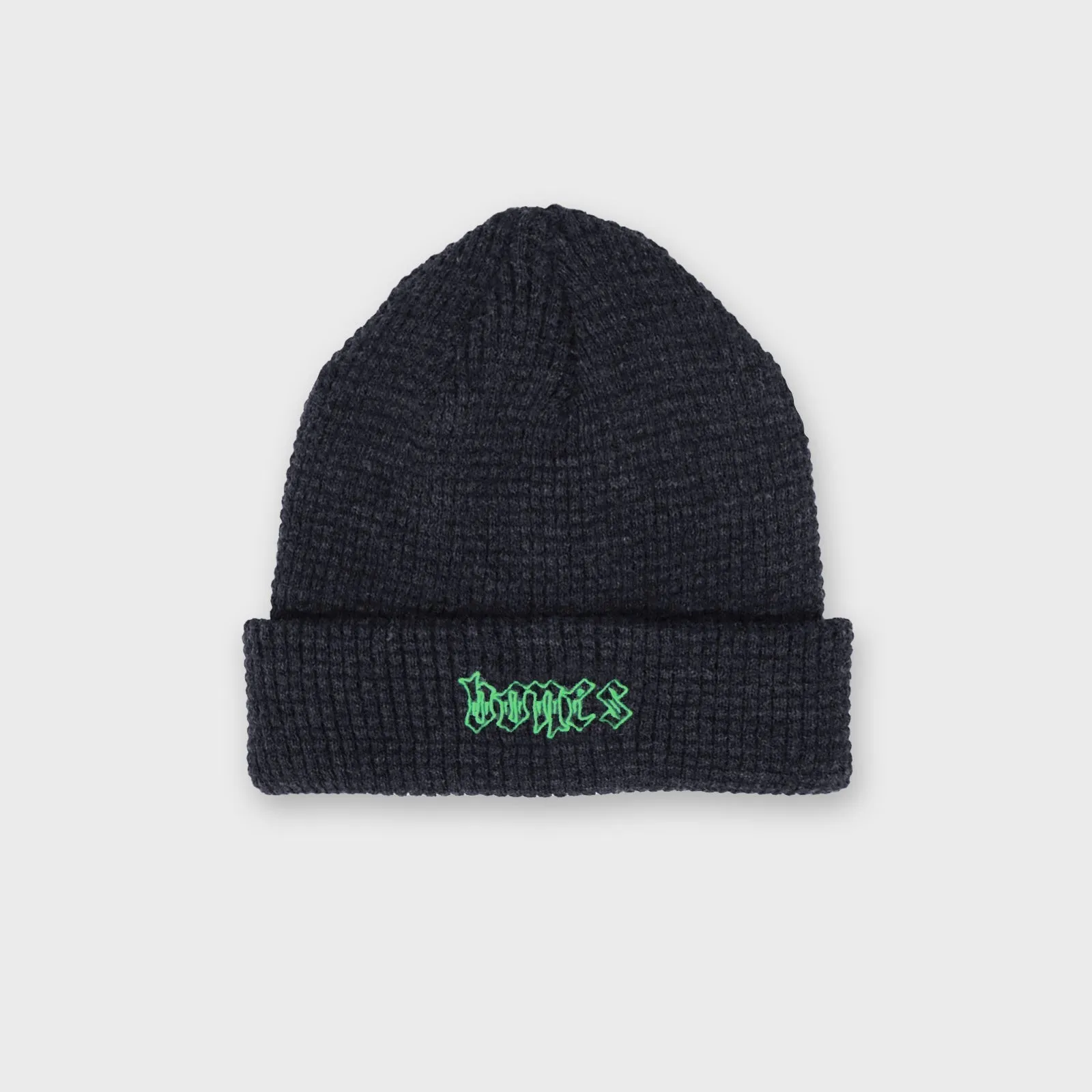 BILLY BONES CLUB STEEZE WAFFLE KNIT BEANIE - GREY