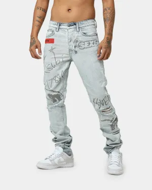 KSUBI Chitch Flyer Trashed Denim
