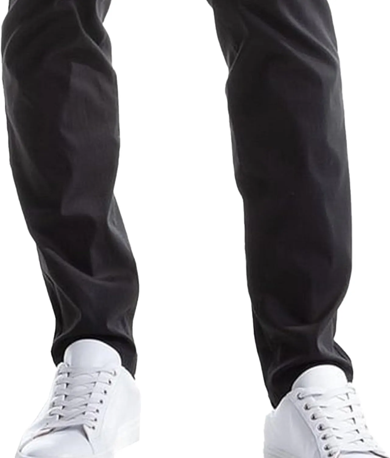 Men's Stretch Fashion Comfy Slack Casual Skinny Tapered Chinos Trendy Work Athletic Pants with Pockets