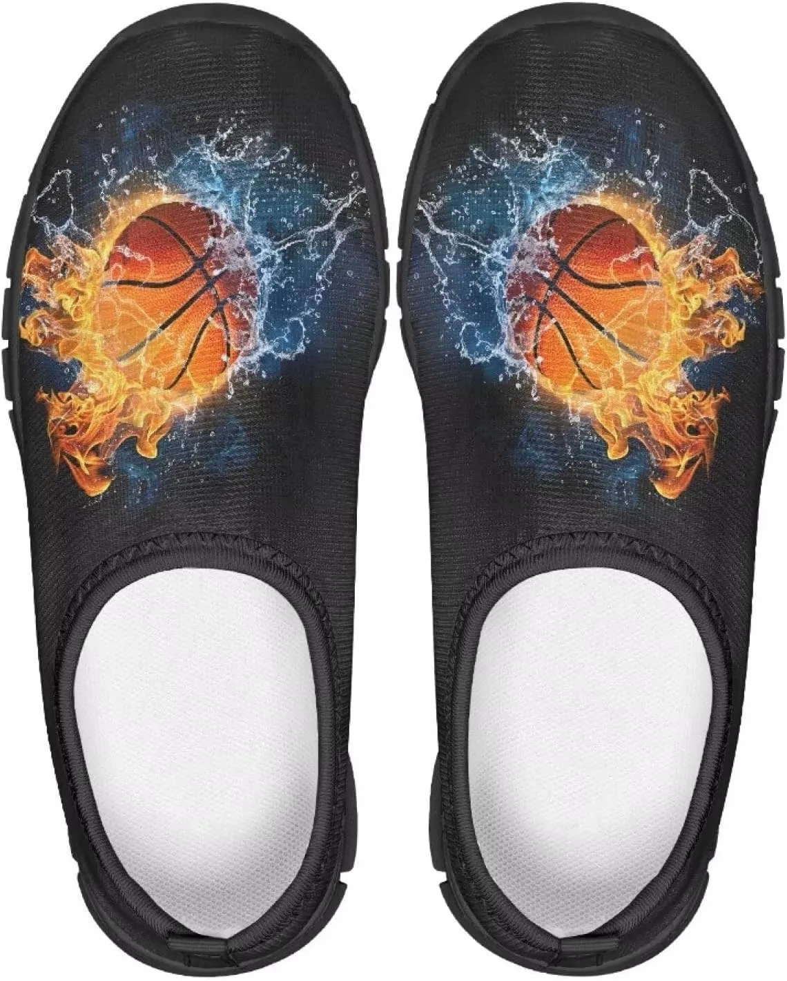 Slip On Sneakers Boys Sport Themed Kids Athletic Tennis Shoes