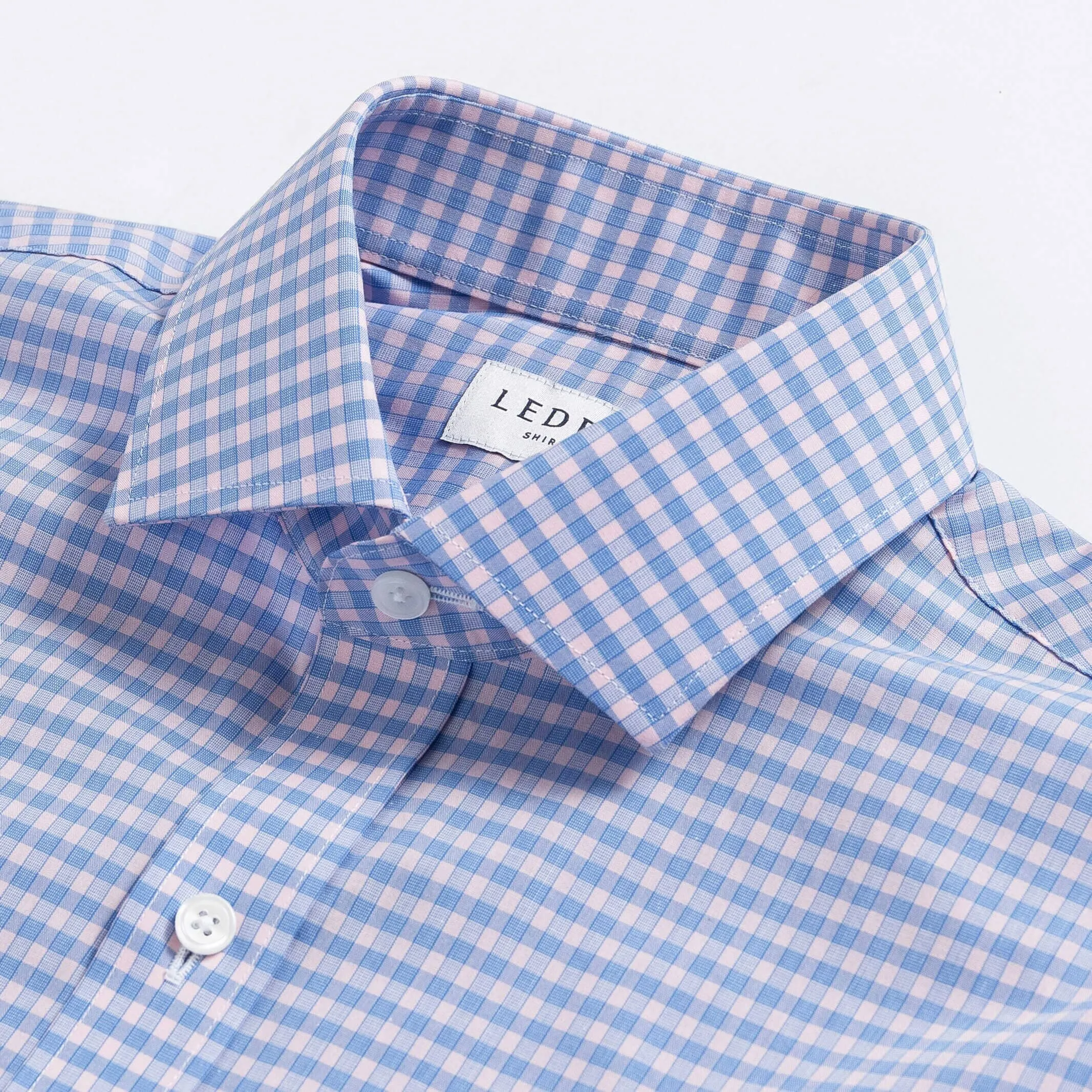 The Pink Foley Gingham Custom Shirt