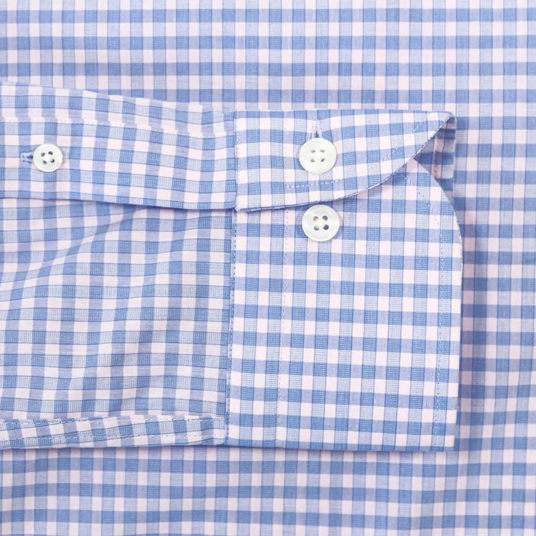 The Pink Foley Gingham Custom Shirt