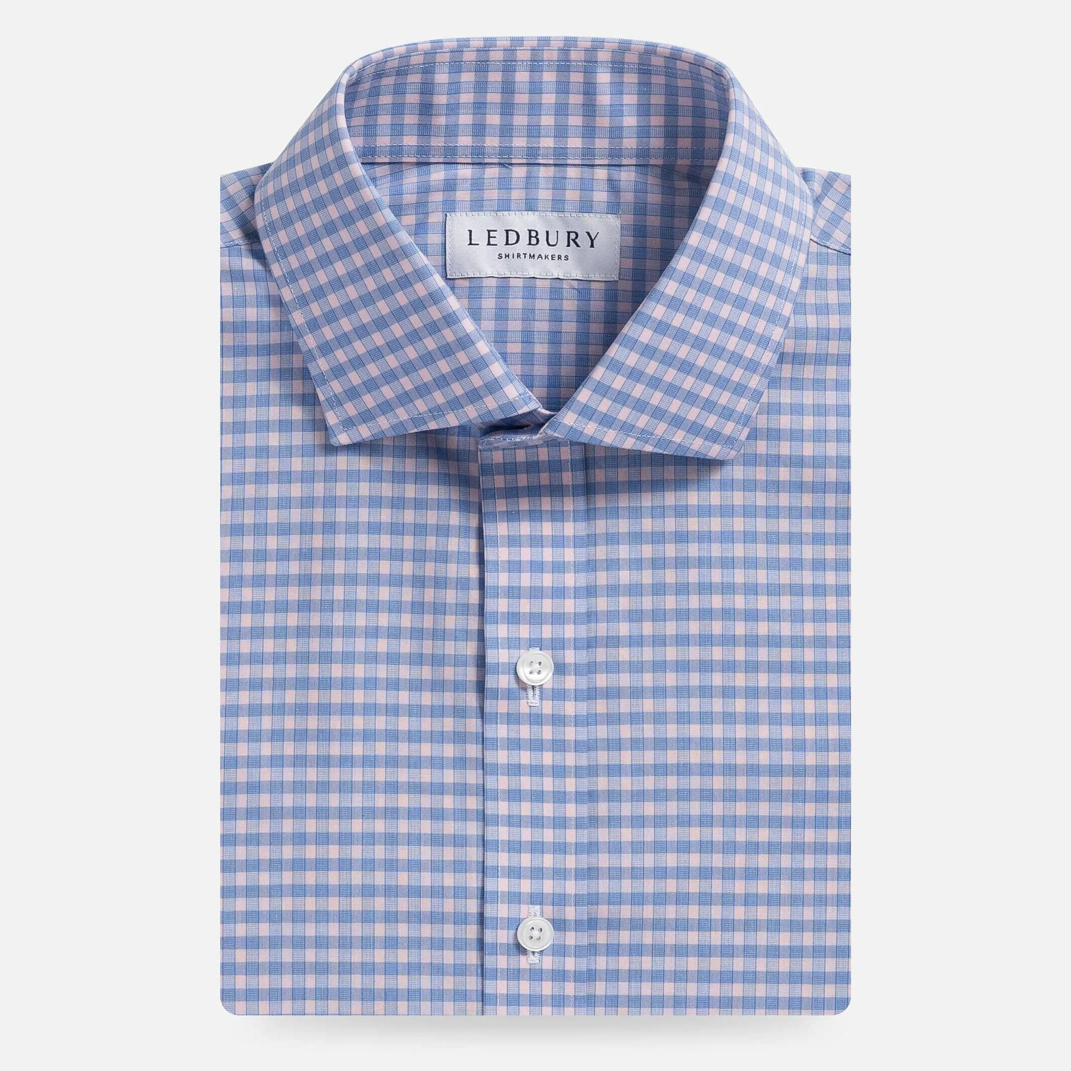 The Pink Foley Gingham Custom Shirt
