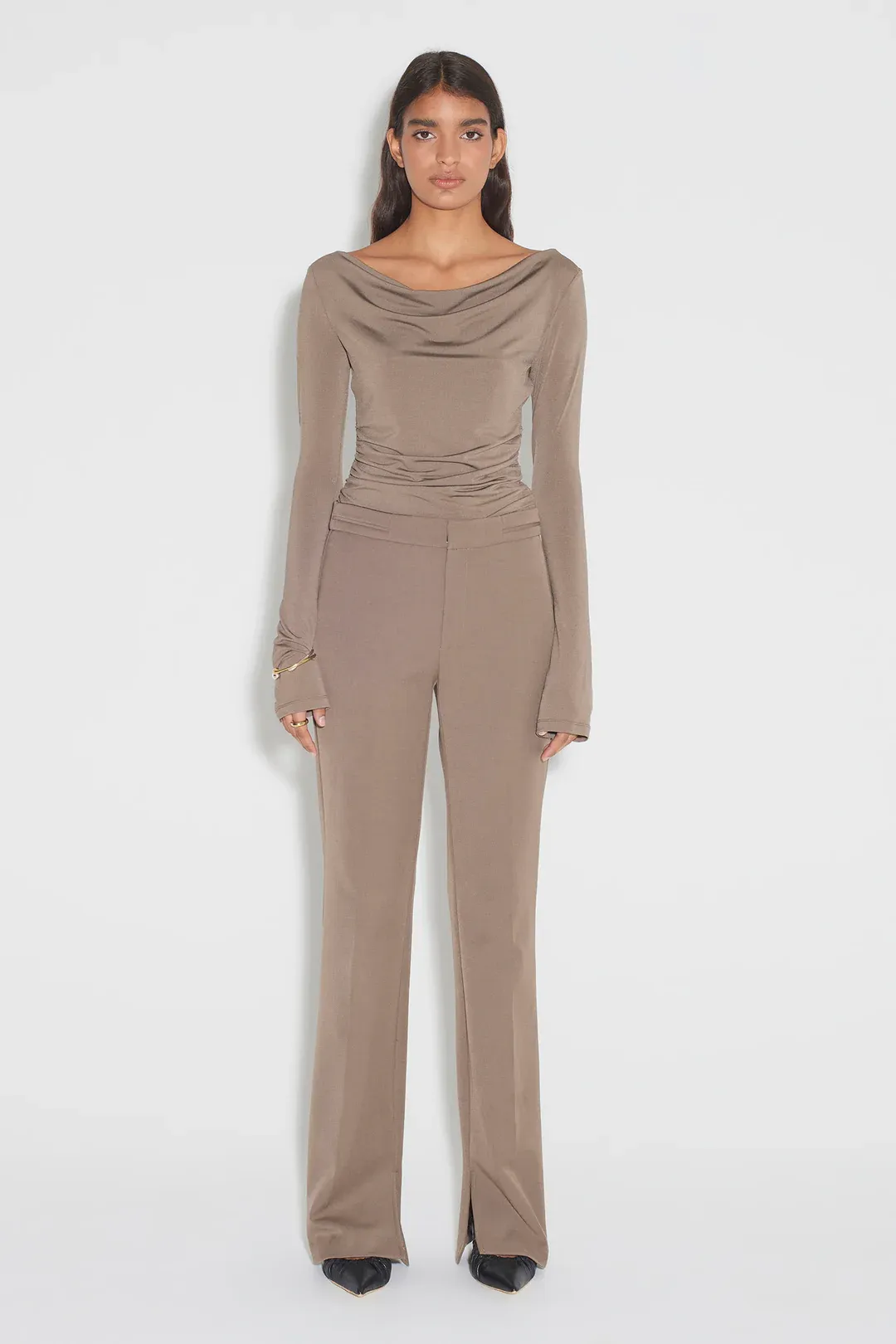 Uma Tailored Suit Pant // Olivine