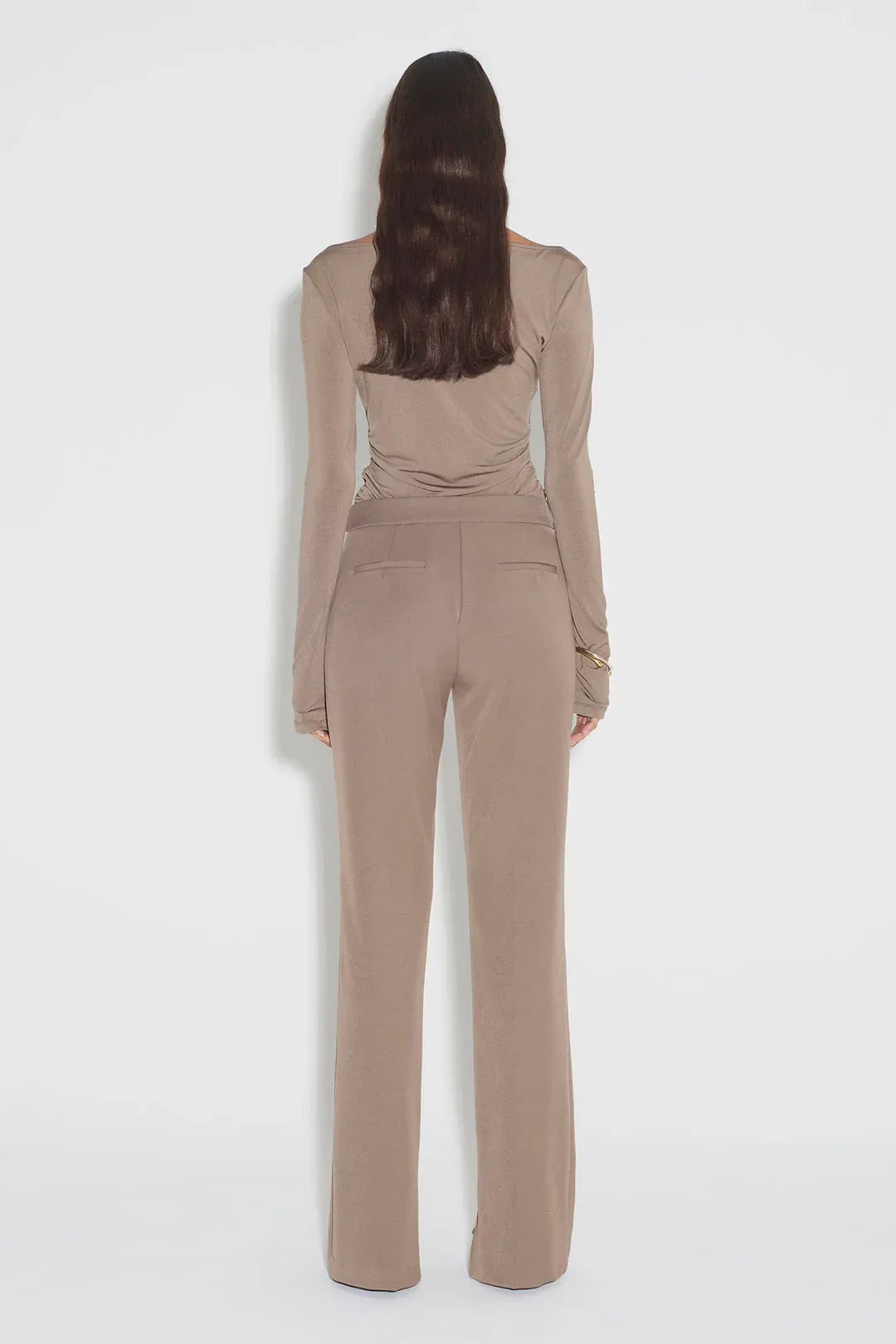 Uma Tailored Suit Pant // Olivine