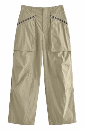 Zipper cargo pants